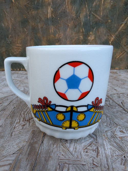 Retro hrnek, fotbal. — foto 3
