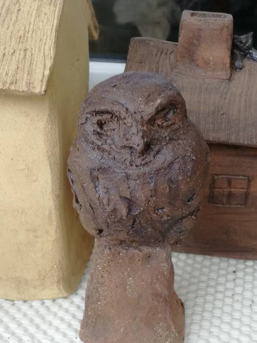 Sova na kameni — foto 3