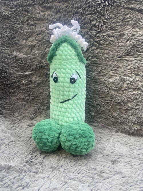 Háčkovaný měkoučký Mr. Macek — foto 2