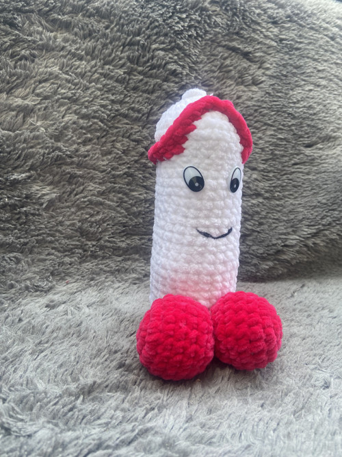 Háčkovaný měkoučký Mr. Macek — foto 2