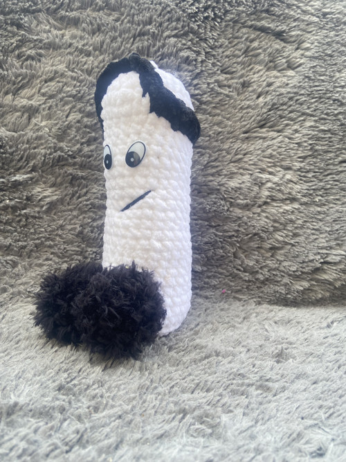 Háčkovaný měkoučký Mr. Macek — foto 2