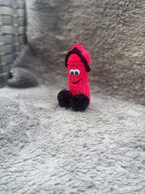 Háčkovaný měkoučký Mr. Macek — foto 3