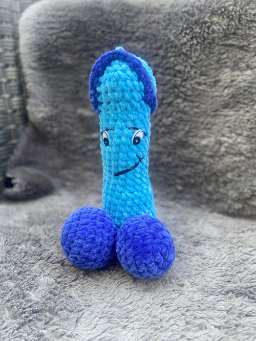 Háčkovaný měkoučký Mr. Macek — foto 2