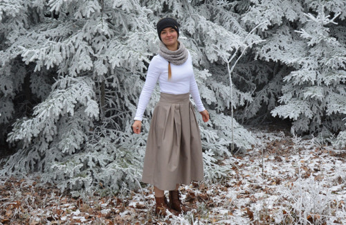 Sukně Bílá káva — foto 2