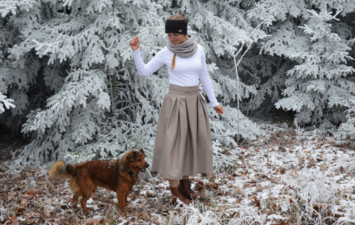 Sukně Bílá káva — foto 5