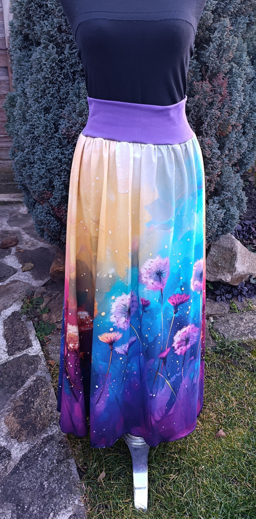 Dámská maxi sukně pampelišky — foto 2