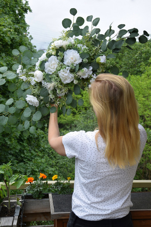 Dekorace na slavobránu Eukalyptus — foto 3
