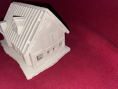 Sádrový odlitek - 3D domek - menší — foto 5