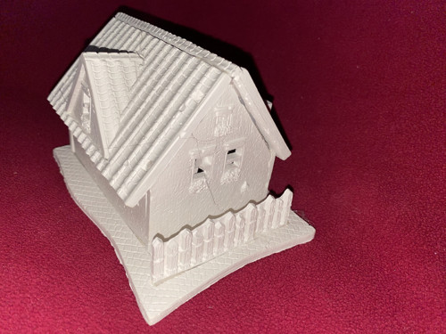 Sádrový odlitek - 3D domek - menší — foto 3