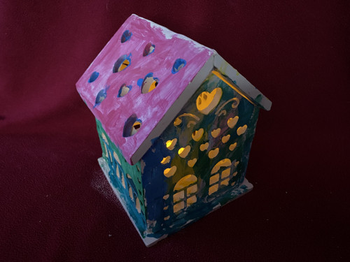 Sádrový odlitek - 3D domek - větší — foto 5