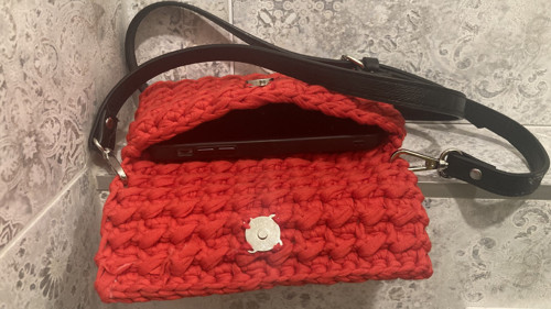 Červená mini kabelka — foto 2