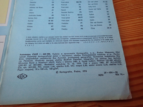 Československo - automapa 1:800 000 — foto 3