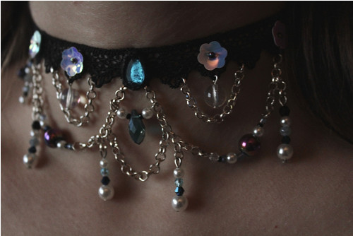 Krajkový choker Fleur — foto 2