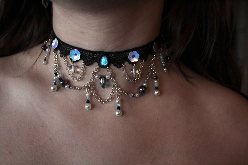 Krajkový choker Fleur — foto 3