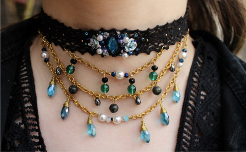 Krajkový choker Trinity — foto 3