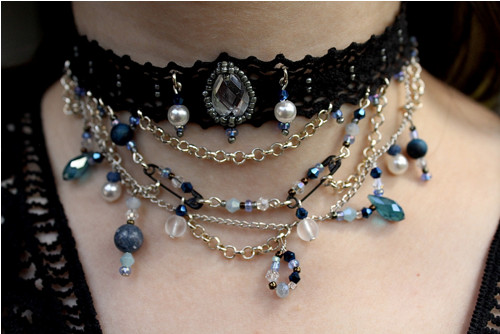 Krajkový choker Nima — foto 2