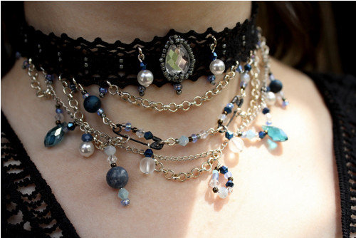 Krajkový choker Nima — foto 3