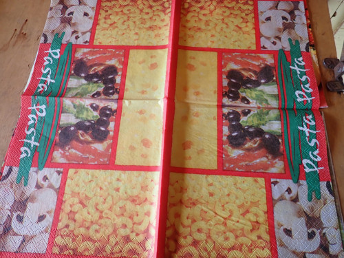 Ubrousky na decoupage - Pasta — foto 3