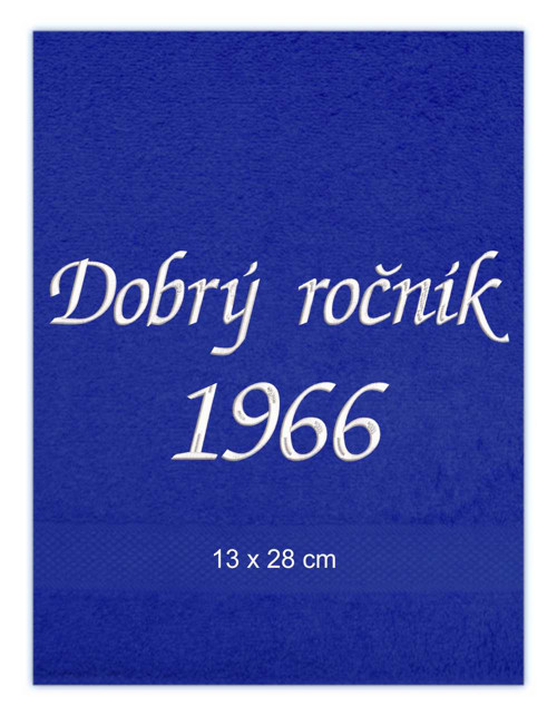 Osuška s výšivkou - Dobrý ročník — foto 2