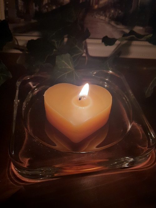 Čajová svíčka srdce — foto 3