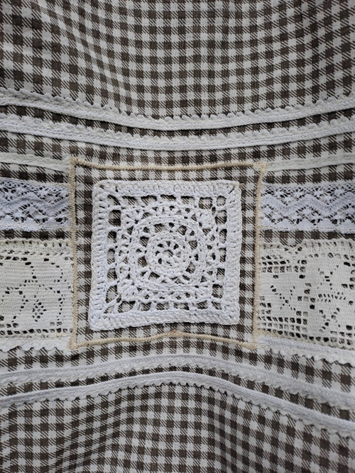 TAŠKA PLÁTĚNÁ kostička sedmá — foto 2