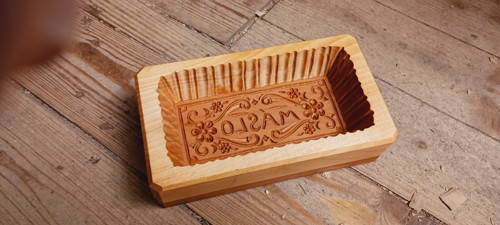 Máselnice forma na máslo 15x8x3cm — foto 2