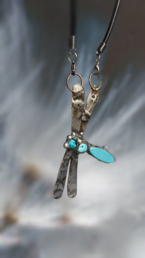 Cínovaný náhrdelník, Dragonfly — foto 2