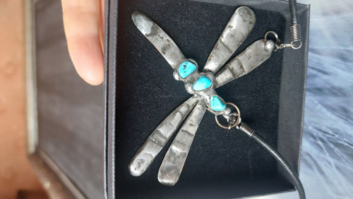 Cínovaný náhrdelník, Dragonfly — foto 6