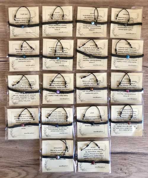 Náramek Shamballa Hematit S Popisem — foto 4