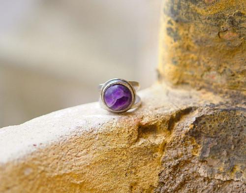 Nerezový prsten..." Purple day " — foto 2