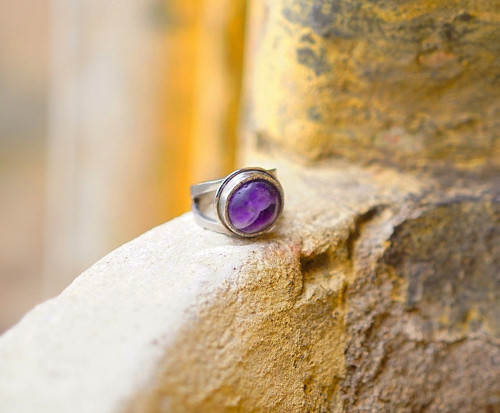 Nerezový prsten..." Purple day " — foto 3