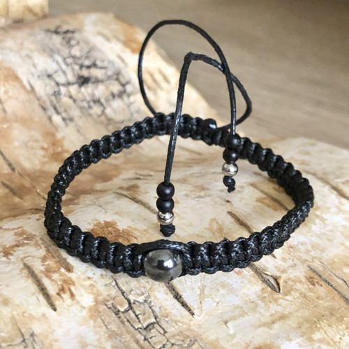 Náramek Shamballa Hematit S Popisem — foto 2