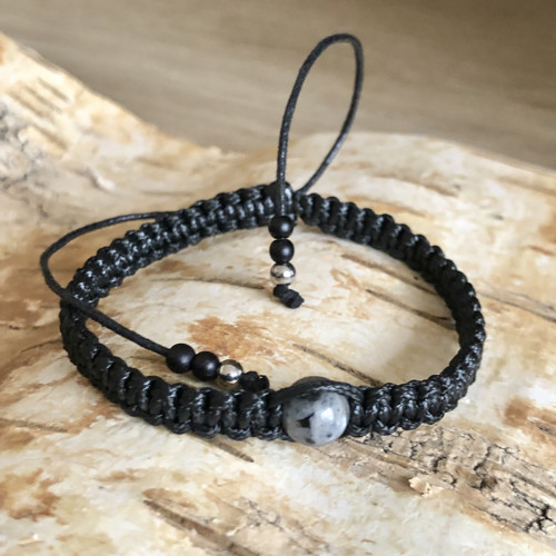 Náramek Shamballa Labradorit S Popisem — foto 2