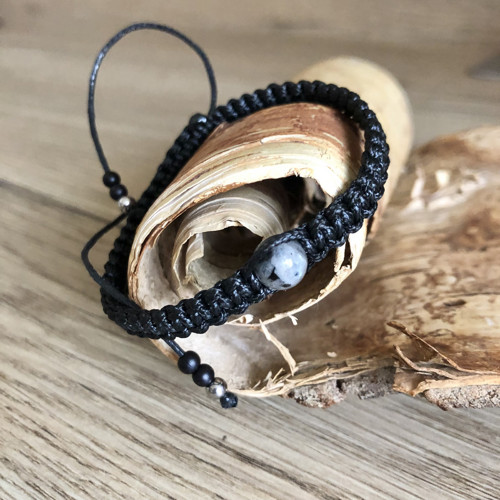 Náramek Shamballa Labradorit S Popisem — foto 3