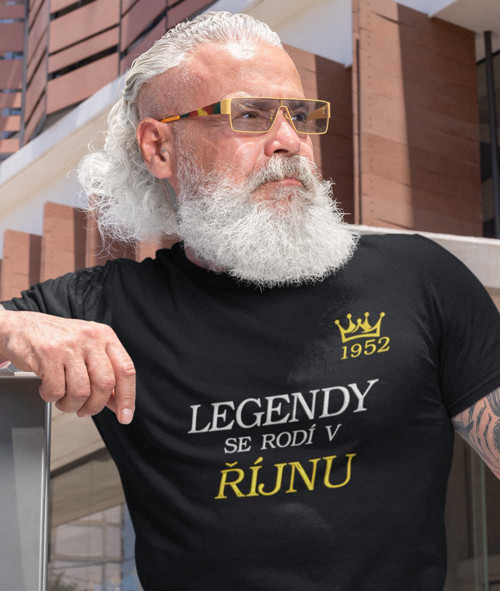 Vyšívané tričko - Legendy se rodí ... — foto 2