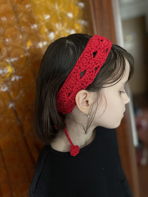 Háčkovaná čelenka do vlasů — foto 6