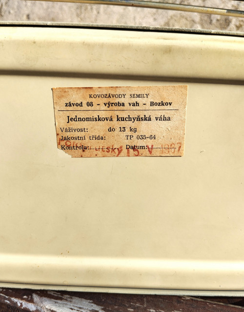 Retro kuchyňská váha TRADEMARK — foto 3