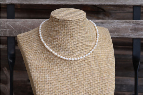 Perlový náhrdelník choker — foto 3