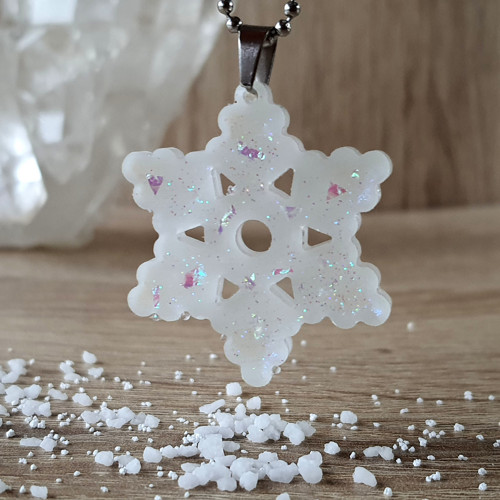 REZERVACE Náhrdelník "Sněhová vločka" — foto 4
