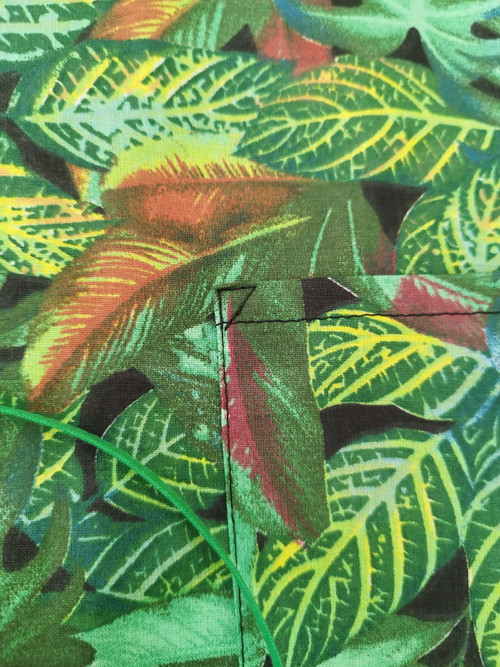 Zástěra za krk MONSTERA ZELENÁ — foto 3