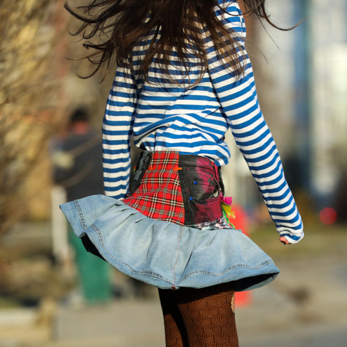 Origo mini jeans sukňa- SvM — foto 3