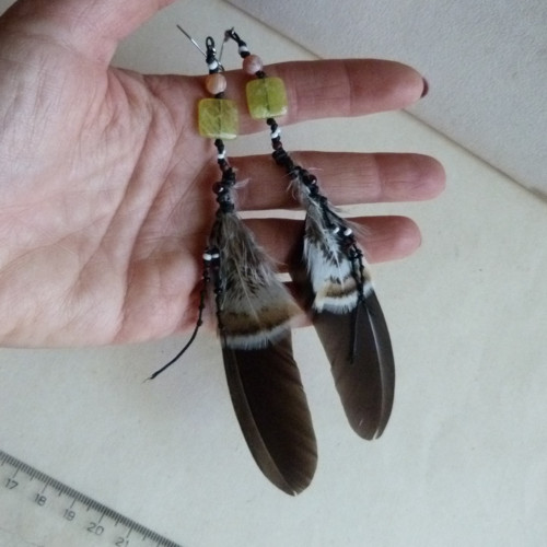 Náušnice Šamanky Jadeitové — foto 5