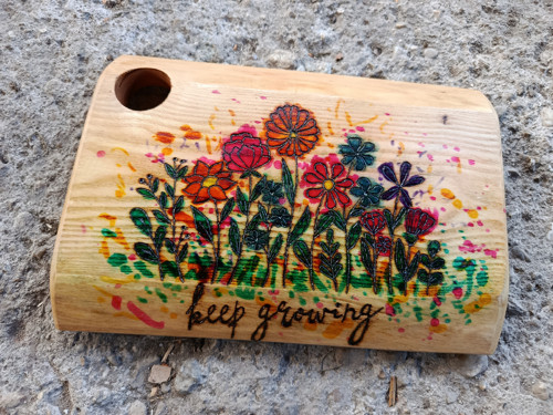 Jarní krájecí deska – Keep Growing — foto 2