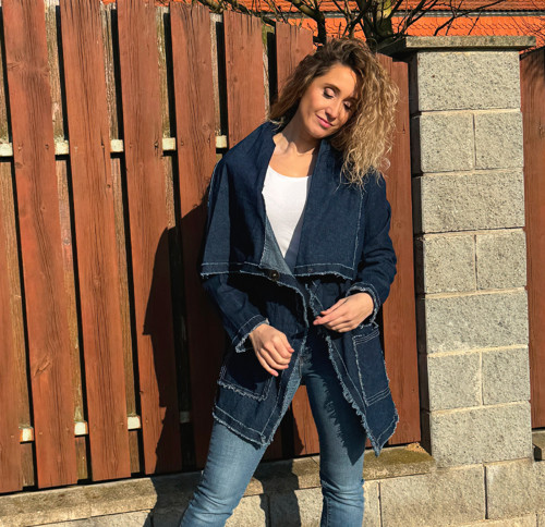 Džínový kabátek velikosti M — foto 5
