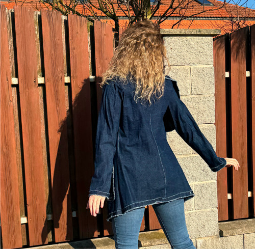 Džínový kabátek velikosti M — foto 4