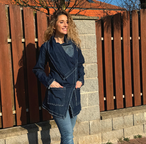 Džínový kabátek velikosti M — foto 2