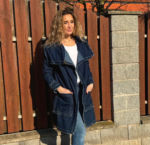 Džínový kabátek velikosti L — foto 3