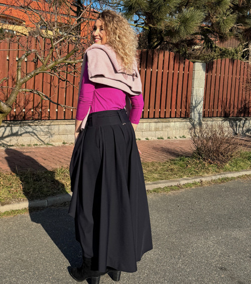 Zavinovací sukně černá — foto 3