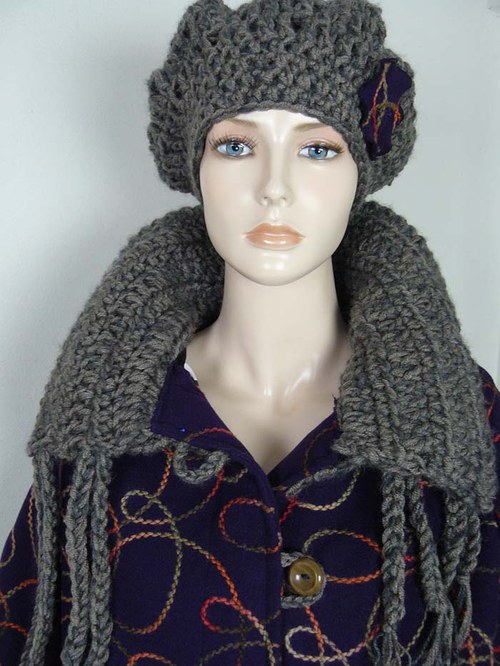 * UNIKÁT * baret + kabát * — foto 2