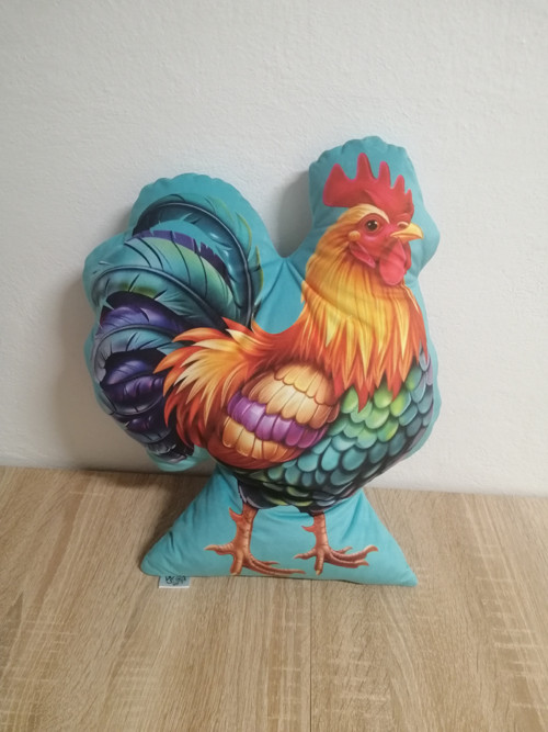 Kouhout nebo slepička - 3D polštář — foto 2